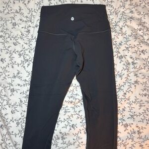 Lululemon high waisted gray leggings